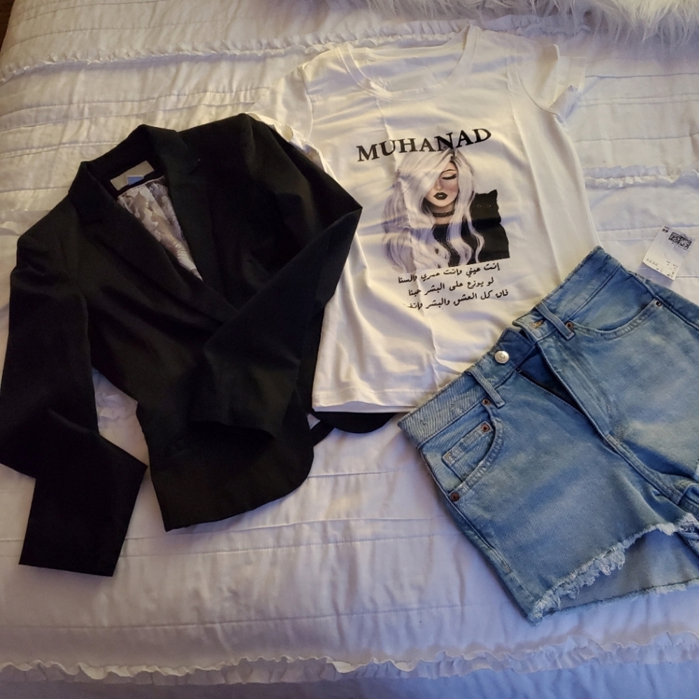 Short, T-shirt and Blazer bundle